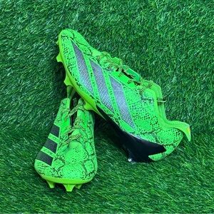 Size 10 - Mens Adidas Adizero Electric 2 Football Cleats Green Snake - IE3896
